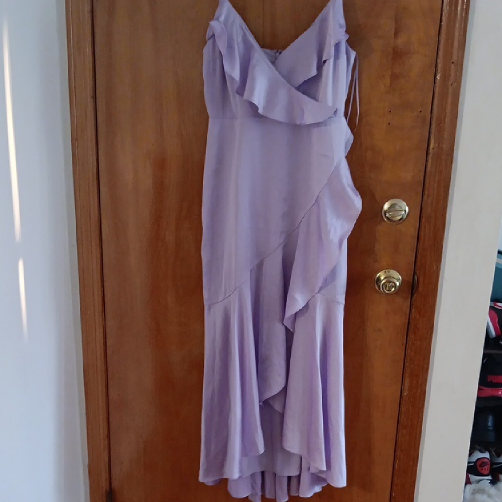 Express Purple High Low Sundress
